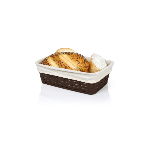 Hasır Desenli Ekmek Sep. Köşeli  Bez Kaplamalı