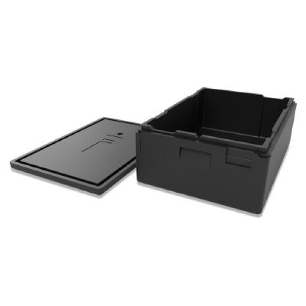 Empero Carrybox Thermobox, Üstten Yüklemeli, 60x40x20 cm, 53 L, Siyah