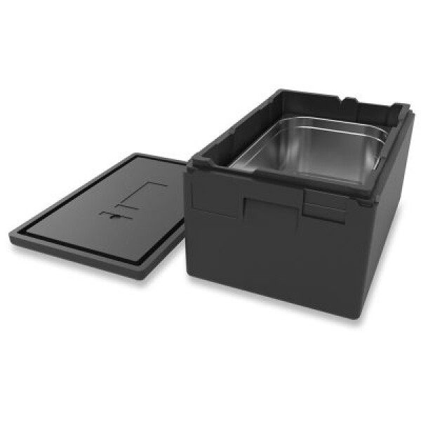 Empero Epp Carrybox Thermobox, 1/1 GN, Üstten Yüklemeli, 46 L, Siyah