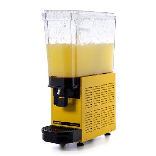 Samixir Klasik Mono Soğuk İçecek Dispenseri, 20 L, Fıskiyeli, Sarı