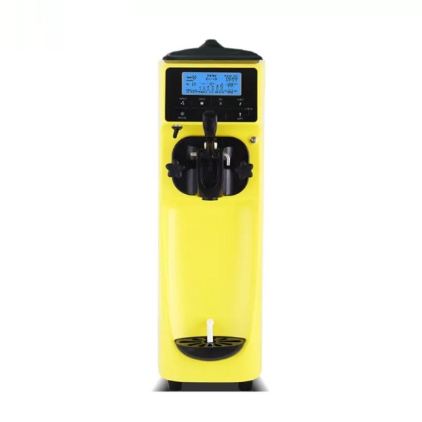 Vosco Tek Kollu Soft Dondurma Makinesi Set Üstü (Sarı)