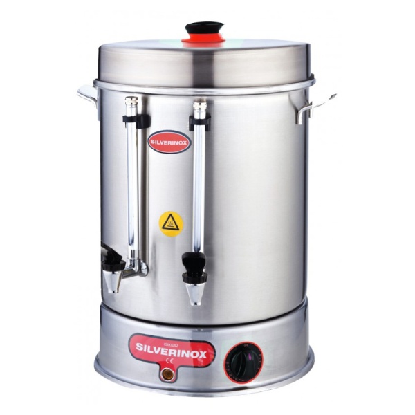 Işık Gaz Basmalı Metal Musluklu Çay Makinesi 250 Bardak 23 Lt. 2750 W. Profesyonel Endüstriyel