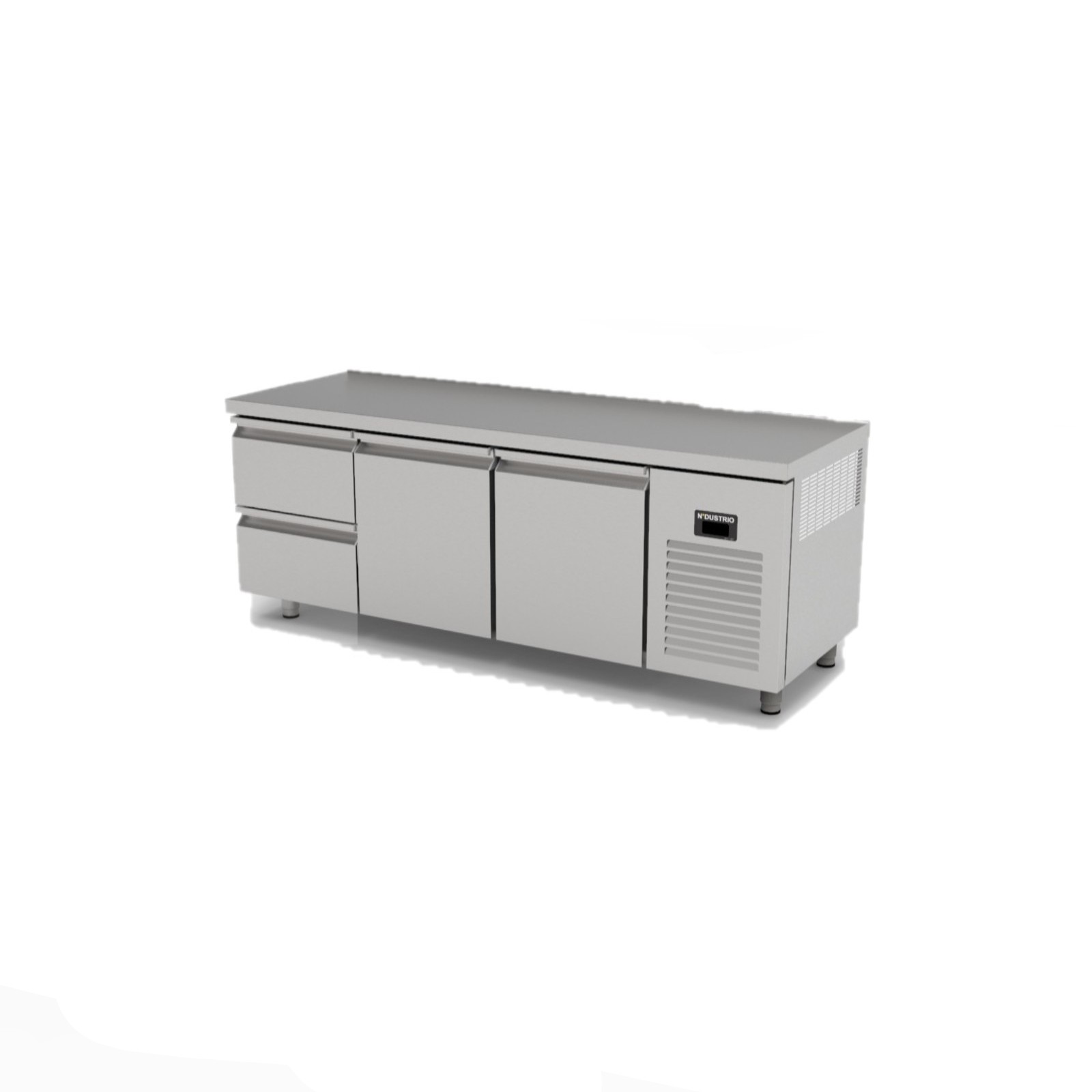 TPS-63-2D Tezgah Tip 3 Kapılı Snack Buzdolabı - 2 Çekmeceli + 2 Kapılı
