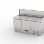 Tezgah Tip 3 Kapı Snack Kapaklı Salata Buzdolabı SLD 6160 SC