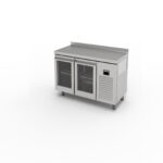 Tezgah Tip 2 Cam Kapılı Snack Yüksek Buzdolabı Kahve Çekmeceli TPS-62-GD-H-CD